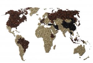 bản đồ cà phê thế giới